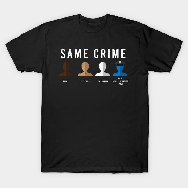 Same Crime Shirt - Protesting Shirt - Social Justice T-Shirt by Medtif